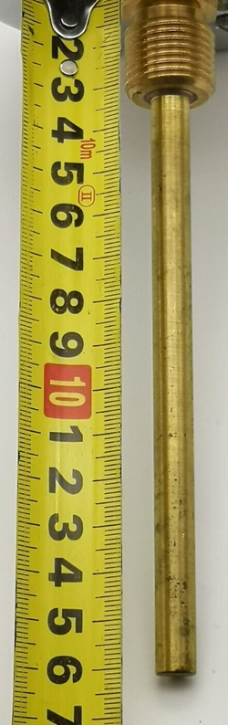 Термометр биметаллический БТ-51.211 (0+100) G1/2, 150мм, 1.5, осевой