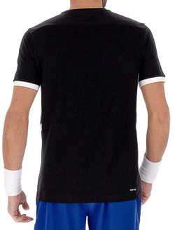 Мужская теннисная футболка Lotto Squadra II T-Shirt - all black