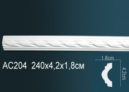 Молдинг гибкий AC204
