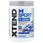 XTEND, Sport, 7 г аминокислот с разветвленной цепью (BCAA), со вкусом голубой малины, 345 г (12,2 унции)