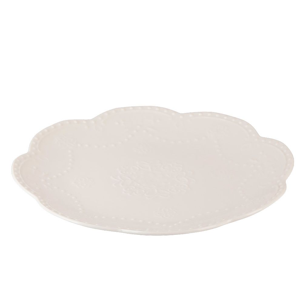 Блюдо " " 20,5х20,5х2,5см (min6) (фарфор) (транспортная упаковка)