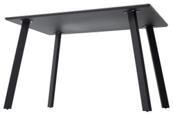 Стол ТИК ТАК 120 PANDORA LIGHT, керамика / Черный каркас М-City