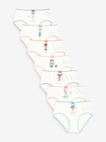 Трусы для девочки Next 166-037, 7 шт., Белый