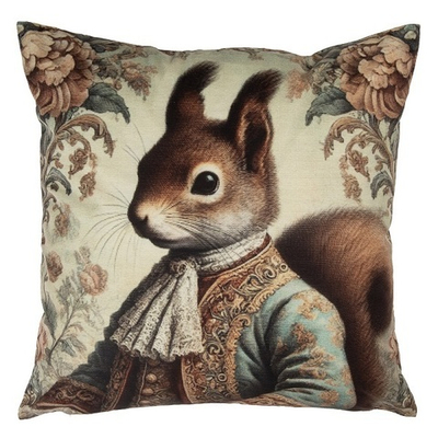 Наволочка декоративная "Белка" 45x45см Полиэстер