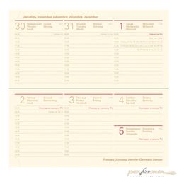 Еженедельник Letts Global Deluxe Ibiza A6 кремовые страницы (412 127610)