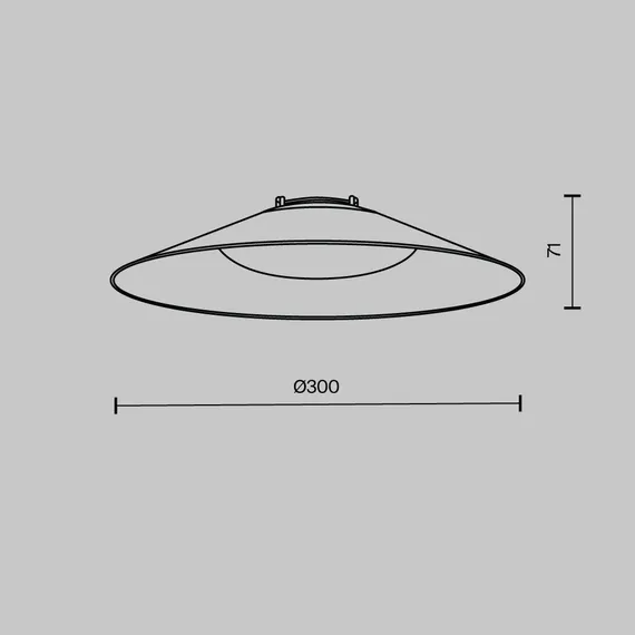 Подвесной светильник Кампана / Campana Parity 3000K 12Вт 120° черный Technical tr127b-12w3k-b