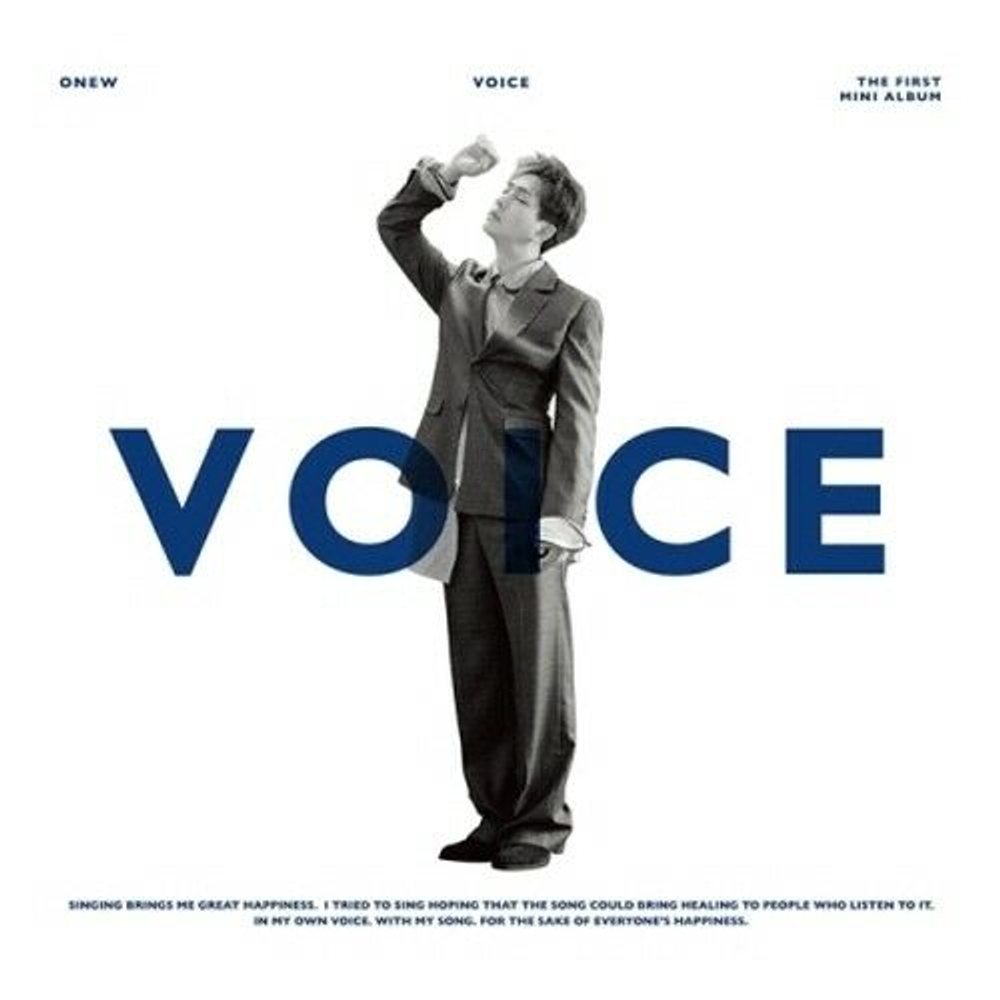 Альбом Shinee Onew - Voice 1st Solo Mini Album 2 Version SET