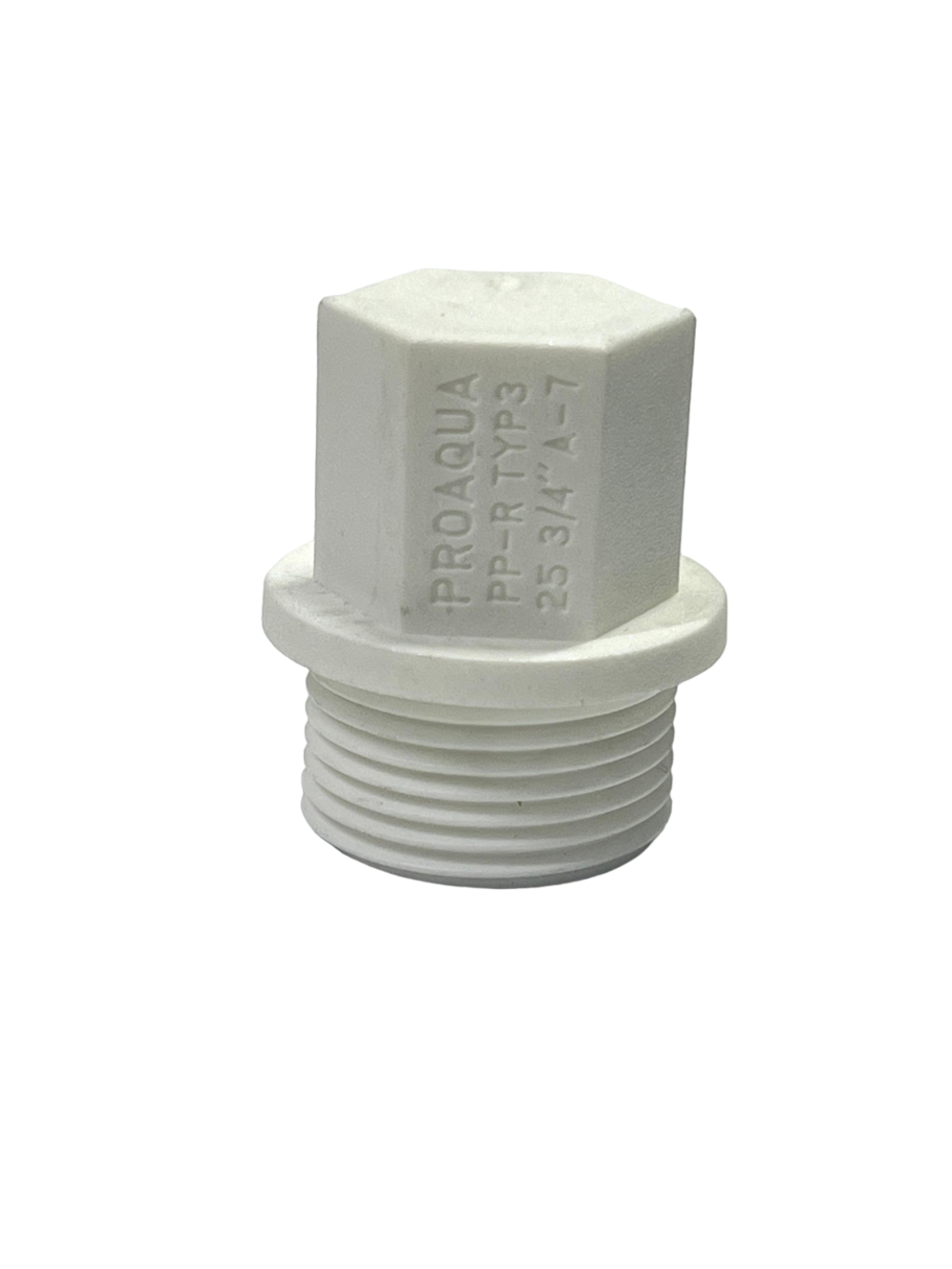 ЗАГЛУШКА РЕЗЬБОВАЯ БЕЛАЯ НР 25Х3/4 PP-R