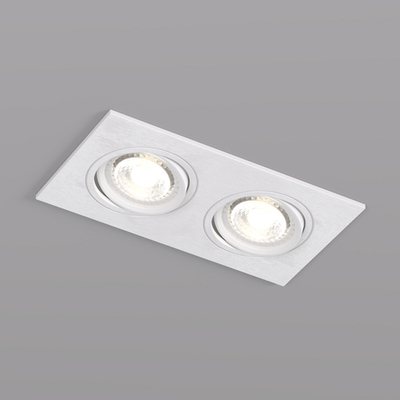 DK3022-WH Встраиваемый светильник, IP 20, 10 Вт, GU5.3, LED, белый, пластик
