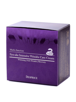 Deoproce Syn-Ake Intensive Wrinkle Care Cream Крем для лица со змеиным ядом, 100 мл