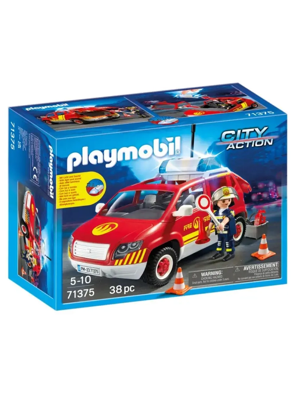 Набор Автомобиль начальника пожарной охраны Playmobil 71375