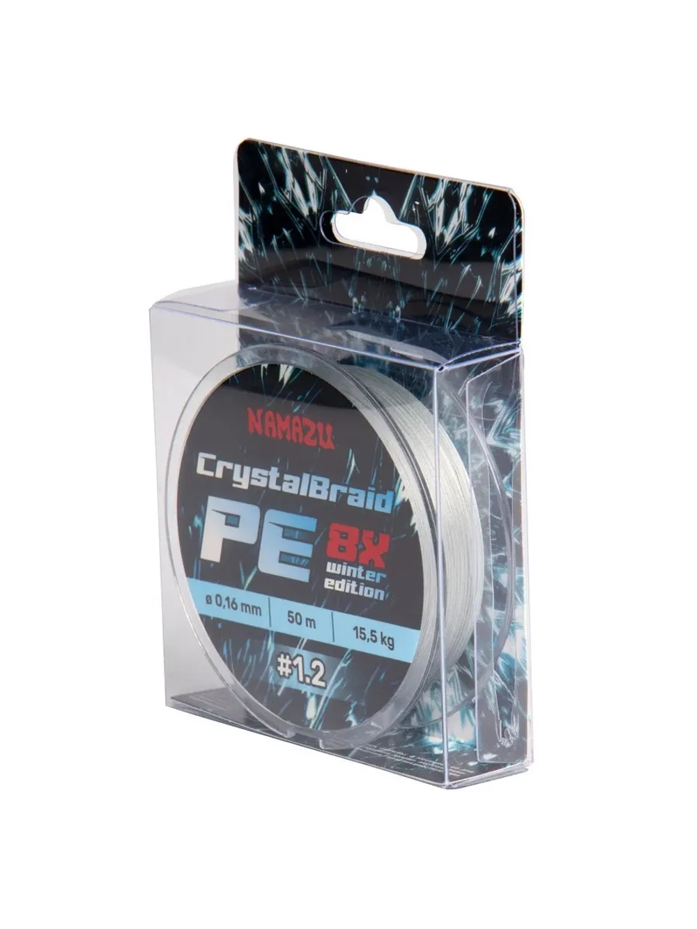 Шнур плетеный CrystalBraid PE 8Х