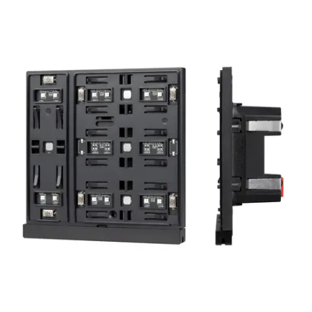 INTELLIGENT ARLIGHT Механизм панели KNX-303-22-IN Black (Bus) (IARL, IP20 Пластик, 2 года) 043109