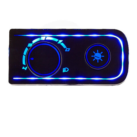 РУЧКИ УПРАВЛЕНИЯ БЛОКОМ ГИДРОКОРРЕКТОРА ФАР ДЛЯ ВАЗ 2113, 2114, 2115 С СИНЕЙ ПОДСВЕТКОЙ