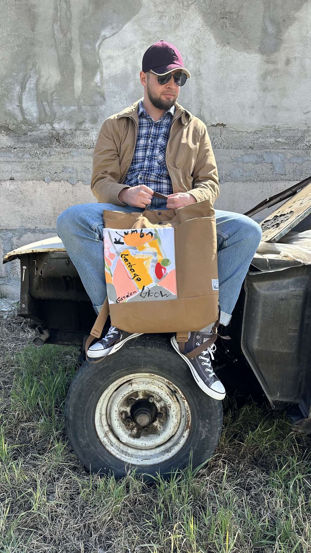 Рюкзак Klumba Garbage Backpack 001 коричневый