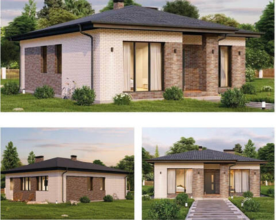 Проект Дома 93,1 кв. м К-66