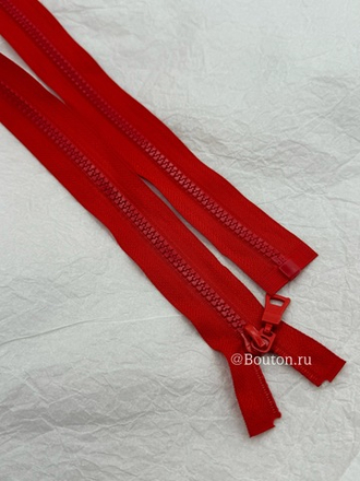 Молния тракторная красная