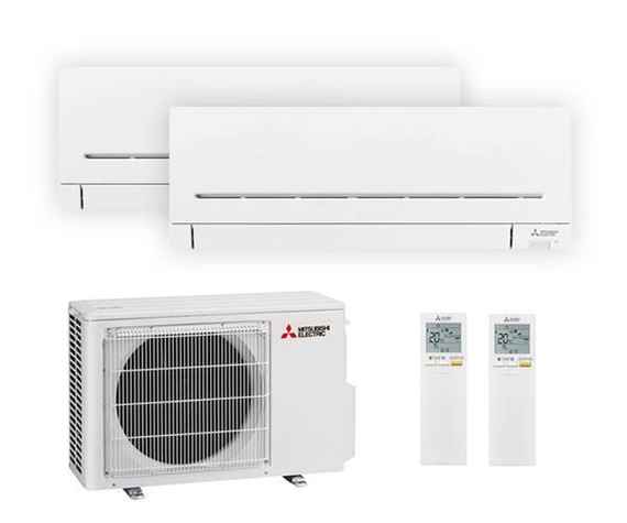 Мульти сплит-система Mitsubishi Electric 2 x MSZ-AP25VG / MXZ-2F53VF