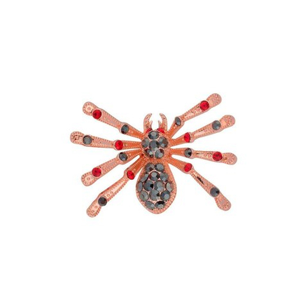 Брошь Shadore Паук FAN-07095 BW/R/RG
