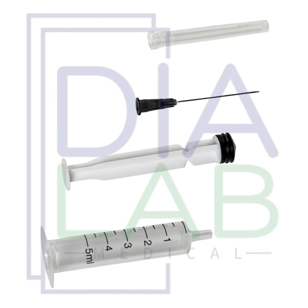 Шприц 5 мл 10 шт инъекционный одноразовый стерильный с иглой 22G (0,7х40 мм) + 10 салфеток в подарок