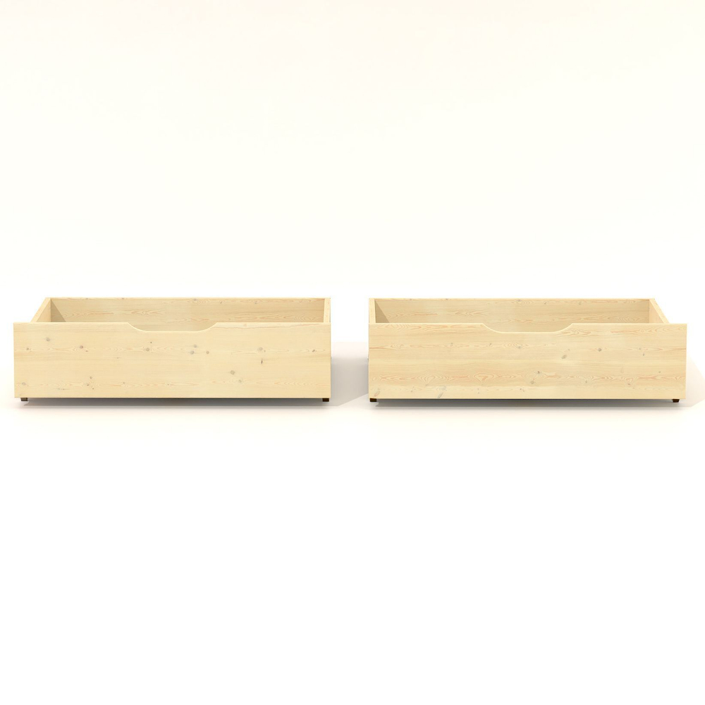 Комплект выдвижных ящиков под кровать Фиона из массива сосны 2 шт.