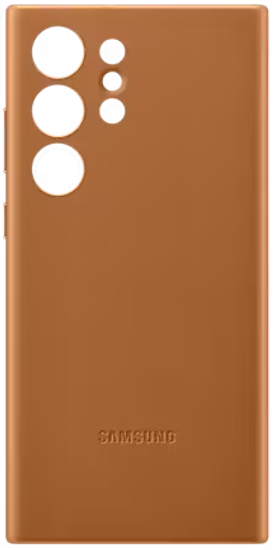 Чехол-накладка Leather Case S23 Ultra  Brown