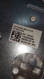 Топ-панель с клавиатурой RU для HP Laptop 15-db0 (M03262-251) (M03620-251)