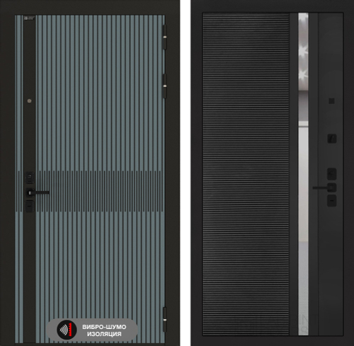 Иссида 31 чёрный кварц, зеркальная вставка