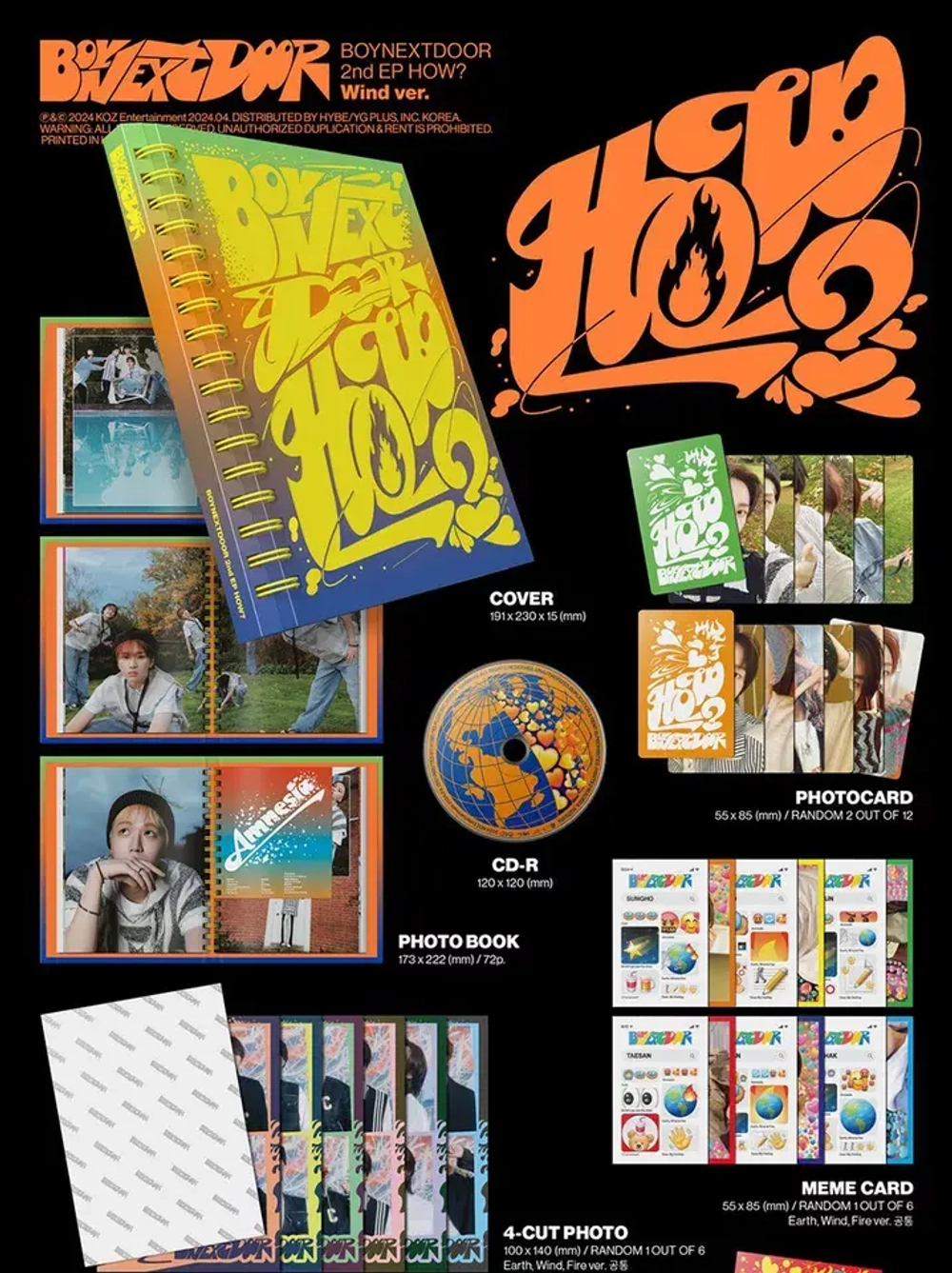 Альбом BOYNEXTDOOR - HOW? (Wind ver.)
