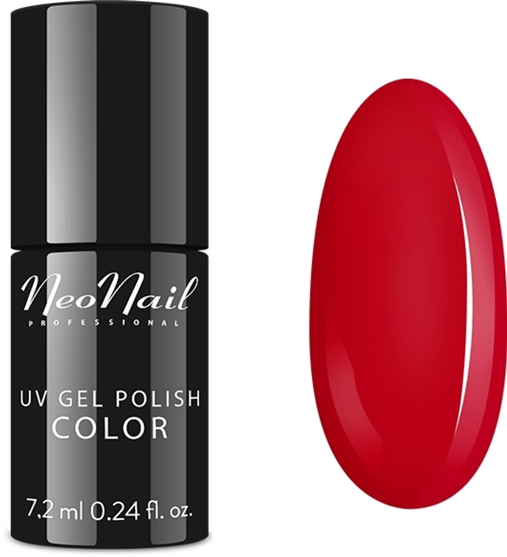 NEONAIL Lady In Red - гибридный лак для ногтей, 7,2 ml