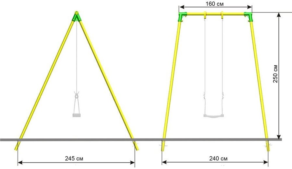 Дизайнерские качели Outdoor Plus непрозрачные