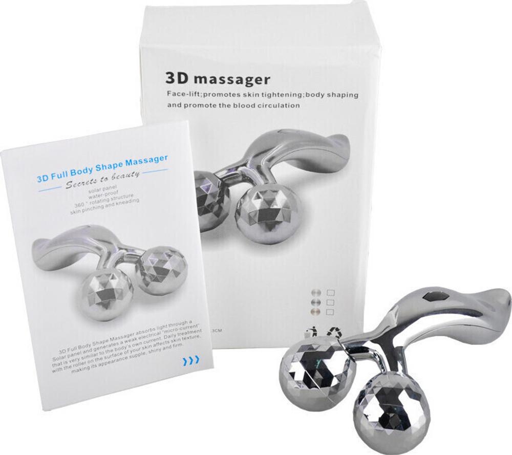 L.A.G. ZL-206 3D Массажер для лица и тела, Silver