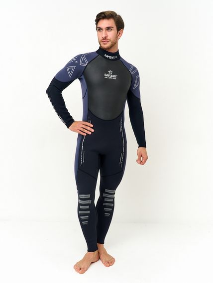 Гидрокостюм Sargan Nero 2.0 Long men 2 мм черный/темно-синий