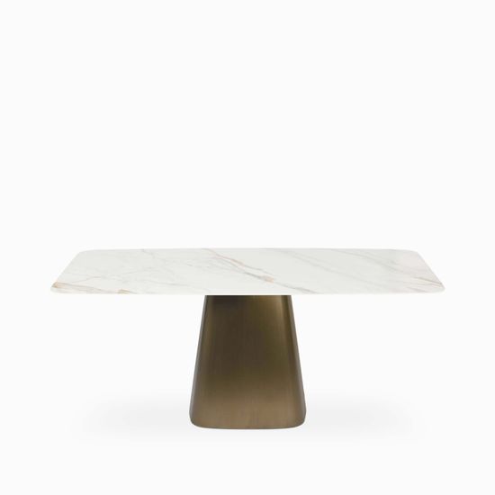 Обеденный стол Koln 180x90 керамика, ножка сталь