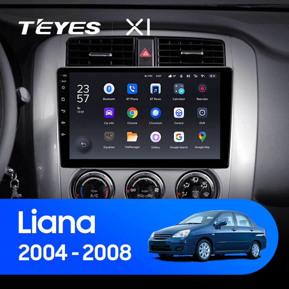 Teyes X1 9" для Suzuki Liana 2004-2008