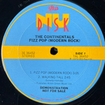 The Continentals – Fizz! Pop! Modern Rock (США 1980г.) 10"