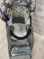 Санки-коляски Galaxy Snow Glory Gloss пудровый