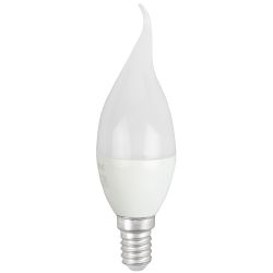 Лампа светодиодная ЭРА RED LINE LED BXS-8W-865-E14 R 8Вт свеча на ветру холодный дневной свет Е14 | Лампы cветодиодные Свеча (B/C)