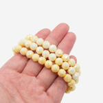 Хрустальные бусины, оттенок "Желтый", 8мм, шар, микроогранка