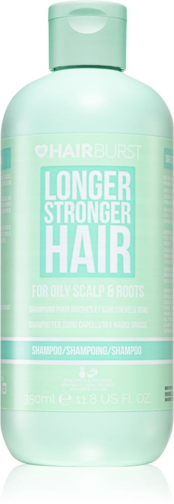 Hairburst Longer Stronger Hair Oily Scalp &amp; Roots - очищающий шампунь для жирных волос /   350  ml  / GTIN 5060743580905