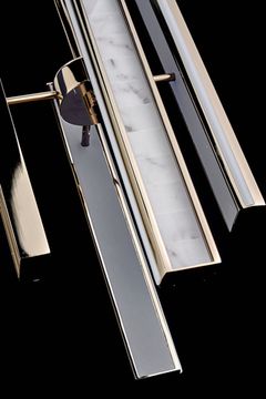 Подвесной светильник LE7702/4S Black Chrome черный хром Christine Leon