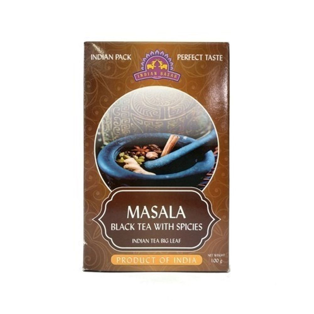 Чай Indian Bazar Masala черный со специями (Масала) (в пакете) 100 г