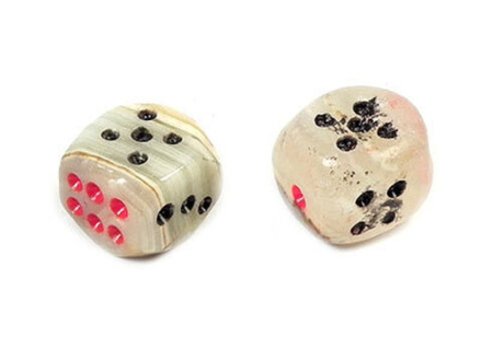 Игральные кости "Зарики" оникс