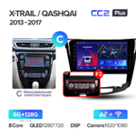 Teyes CC2 Plus 10.2" для Nissan Qashqai, X-Trail  2013-2017