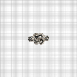 "Дуэт" кольцо в серебряном покрытии из коллекции "Классика" от Jenavi