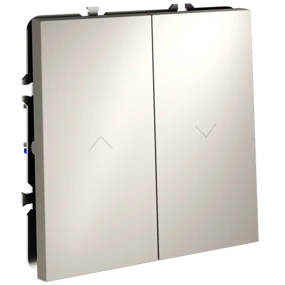 Выключатель встраиваемый VOLTUM S70 для жалюзи 10А, (кашемир) vls020703