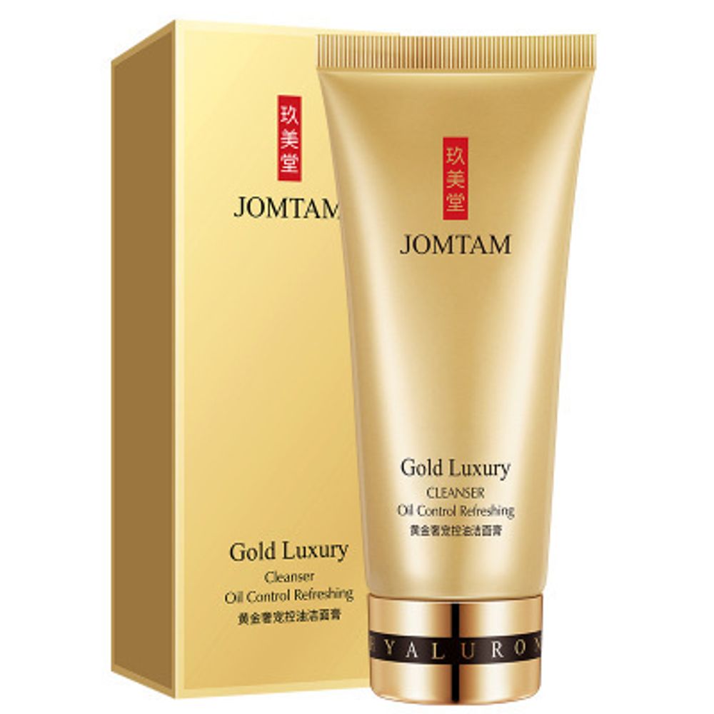 Пенка Jomtam Gold Luxury для умывания глубоко очищающая Cleanser Oil Control Refreshing, 100 гр