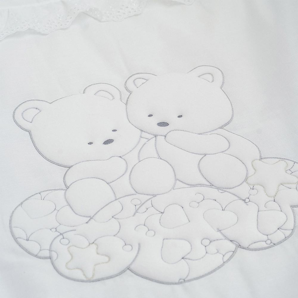 Комплект белья из 5-ти предметов Italbaby Happy Family special белый