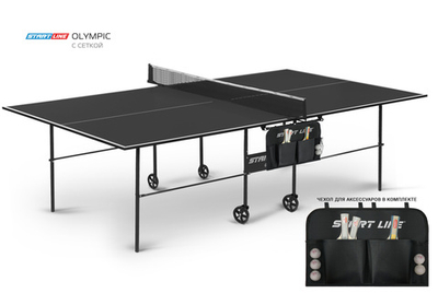 Стол теннисный Olympic с сеткой Black