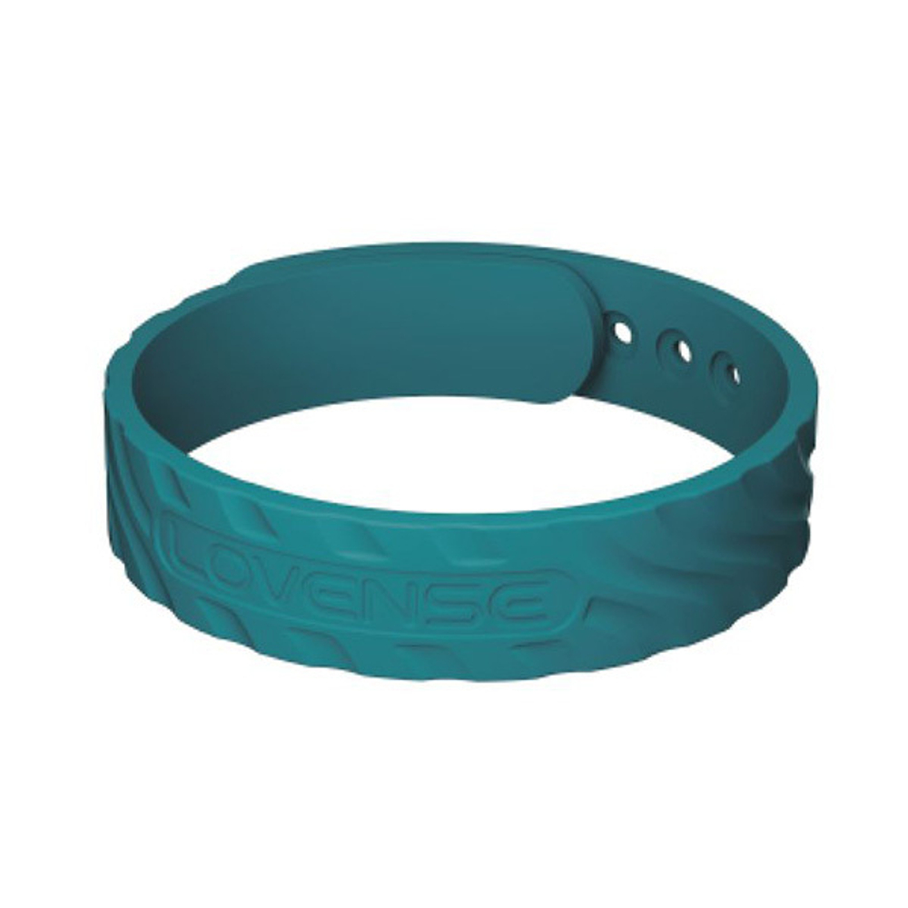 Бирюзовый силиконовый интерактивный вибромастурбатор с осцилляцией Lovense Gush 2 Penis Masturbator LE-48